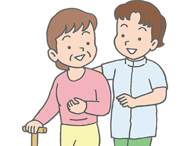 歩行訓練イラスト